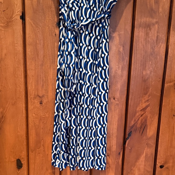 Liz Claiborne Career Navy and White Midi Dress - Picture 6 of 10